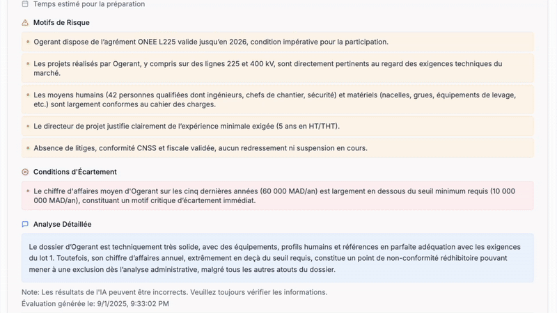 Evaluation des risques